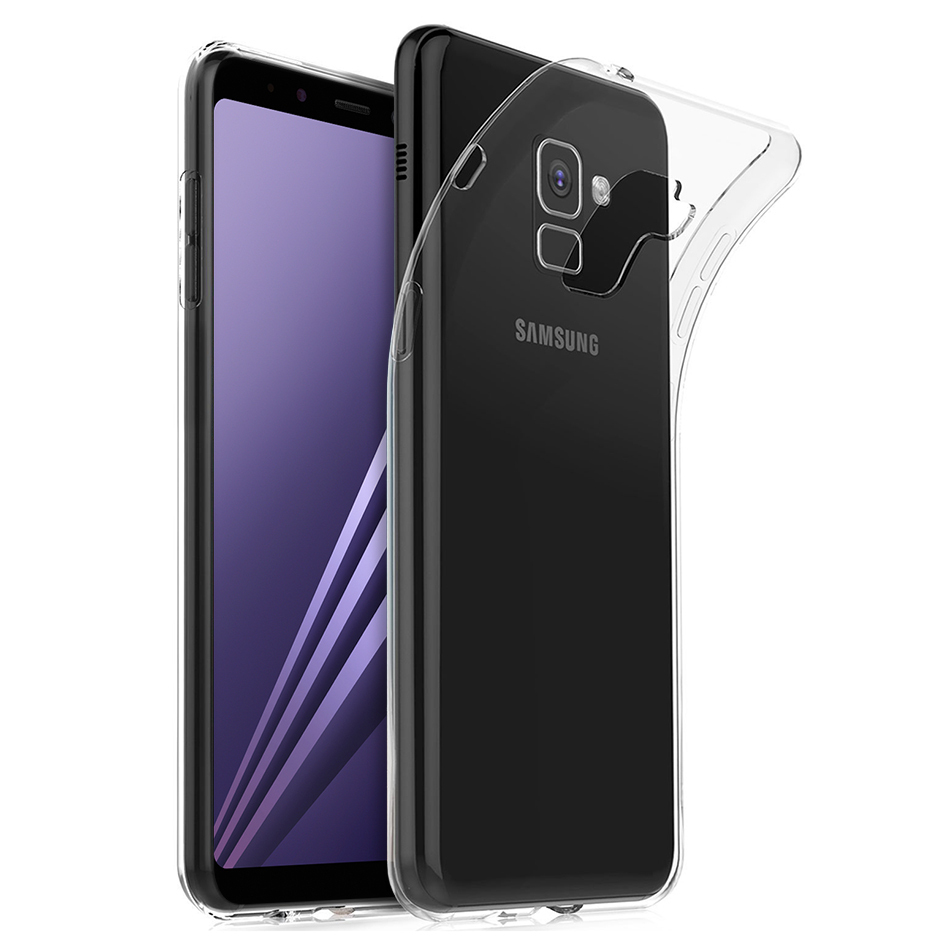 flexi slim gel case for samsung galaxy a8 2018 clear